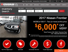 Tablet Screenshot of coughlinnissan.com